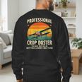 Dad Joke Farter Professional Crop Duster Men's Sweatshirt Back Print