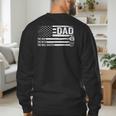 Dad The Man The Myth The Grill Master USA Flag Father's Day Men's Sweatshirt Back Print