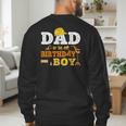 Dad Mom Of The Birthday Boy Kid Construction Matching Family Men's Sweatshirt Back Print