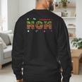 Dad And Mom Of The Birthday Boy Pixel Game Matching Family Men's Sweatshirt Back Print