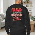 Dad And Mom Birthday Girl Strawberry Berry Sweet One Two Men's Sweatshirt Back Print