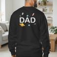 Dad Outer Space Birthday Party Family Boys Girls Men's Sweatshirt Back Print