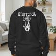 Dad Retro Distressed Grateful Dad Men's Sweatshirt Back Print