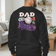 Dad Rookie Of Year 1st Birthday Baseball Theme Matching Men's Sweatshirt Back Print Dad Rookie Of Year 1st Birthday Baseball Theme Matching Men's Sweatshirt Back Print