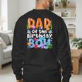 Dad Under Sea Birthday Party Boys Ocean Sea Animals Themed Men's Sweatshirt Back Print