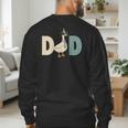 Dad Silly Goose 1st Birthday Family Matching Pocket Men's Sweatshirt Back Print Dad Silly Goose 1st Birthday Family Matching Pocket Men's Sweatshirt Back Print