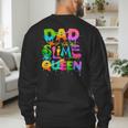 Dad Of The Slime Queen Birthday Family Matching Party Men's Sweatshirt Back Print Dad Of The Slime Queen Birthday Family Matching Party Men's Sweatshirt Back Print