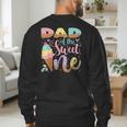 Dad Of The Sweet One Ice Cream 1St Birthday Party Men's Sweatshirt Back Print