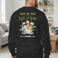 Dad Of The Wild One 1st Birthday Safari Family Matching Men's Sweatshirt Back Print