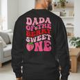 Dada Of The Berry Sweet One Strawberry First Birthday Men's Sweatshirt Back Print