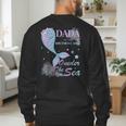 Dada Dad 1st Birthday Mermaid Oneder The Sea Family Matching Men's Sweatshirt Back Print