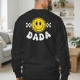 Dada One Happy Dude Birthday Theme 1st Family Matching Mom Men's Sweatshirt Back Print Dada One Happy Dude Birthday Theme 1st Family Matching Mom Men's Sweatshirt Back Print