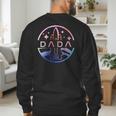 Dada Space Astronaut Rocket Birthday Party Men's Sweatshirt Back Print