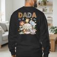 Dada Of The Wild One 1St Birthday Safari Jungle Animals Men's Sweatshirt Back Print