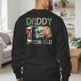 Daddy Of The 1 Year Old Football Lover 1st Birthday Boy Men's Sweatshirt Back Print