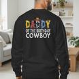 Daddy 1st Birthday Cowboy Western Daddy Birthday Boy Men's Sweatshirt Back Print Daddy 1st Birthday Cowboy Western Daddy Birthday Boy Men's Sweatshirt Back Print