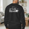 Daddy Bear Shirt Matching Family Mama Papa Bear Camping Men's Sweatshirt Back Print