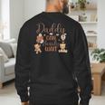 Daddy Can Bearly Wait Bear Gender Neutral Boy Baby Shower Men's Sweatshirt Back Print Daddy Can Bearly Wait Bear Gender Neutral Boy Baby Shower Men's Sweatshirt Back Print