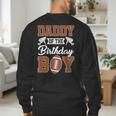 Daddy Of The Birthday Boy Football Party Family Matching Men's Sweatshirt Back Print