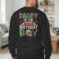 Daddy Of The Birthday Boy Game Day Football Men's Sweatshirt Back Print