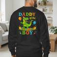 Daddy Of The Birthday Boy T-Rex Dinosaur Birthday Party Men's Sweatshirt Back Print