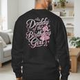 Daddy Of The Birthday Girl Doll Birthday Kid Family Matching Men's Sweatshirt Back Print