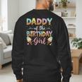 Daddy Of The Birthday Girl Ice Cream Lover Party Men's Sweatshirt Back Print