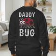 Daddy Bug Ladybug Lover Cute Dad Small Men's Sweatshirt Back Print