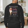 Daddy Dad Ice Cream Third Birthday Three Scoops Of Fun Men's Sweatshirt Back Print
