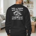 Daddy Daughter Fist Bump Matching Father's Day Best Dad Men's Sweatshirt Back Print Daddy Daughter Fist Bump Matching Father's Day Best Dad Men's Sweatshirt Back Print