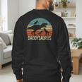 Daddy Dinosaur Daddysaurus 3 Three Kids Xmas Men's Sweatshirt Back Print