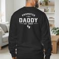 Daddy Est 2026 Daddy To Be New Dad 2026 Men's Sweatshirt Back Print