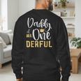 Daddy Of Mr Onederful 1st Birthday First One-Derful Matching Men's Sweatshirt Back Print