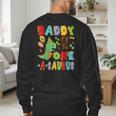 Daddy Of The One-A-Saurus 1St Birthday Boy Dinosaur Men's Sweatshirt Back Print