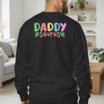 Daddy Saurus Kids Dinosaur Birthday Party Family Matching Men's Sweatshirt Back Print