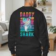 Daddy Shark Retro Vintage Dad Men's Sweatshirt Back Print Daddy Shark Retro Vintage Dad Men's Sweatshirt Back Print