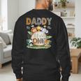 Daddy Of The Wild One 1St Birthday Kids Safari Jungle Men's Sweatshirt Back Print