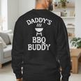 Daddys BBQ Buddy Cute Barbecue Family Match Boys Girls Kids Men's Sweatshirt Back Print
