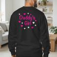 Daddy's Girl Shirt With Pink Lettering Men's Sweatshirt Back Print