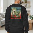 Daddysaurus Father's Day Best Dad T-Rex Papa Men's Sweatshirt Back Print Daddysaurus Father's Day Best Dad T-Rex Papa Men's Sweatshirt Back Print
