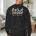 DaddysaurusRex Dinosaur Dad Daddy Saurus Family Men's Sweatshirt Back Print