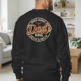 Dad's BBQ Chilling And Grilling Vintage Men's Sweatshirt Back Print