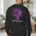 My Dads Fight Is My Fight Immune ITP Awareness Men's Sweatshirt Back Print