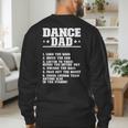 Dancer Dad Dancing Father Of A Dancer Dad Men's Sweatshirt Back Print