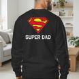 DC Comics Superman Father's Day Super Dad Logo Men's Sweatshirt Back Print
