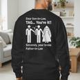 Dear Son-In-Law Father Of The Bride Dad Wedding Marriage Men's Sweatshirt Back Print Dear Son-In-Law Father Of The Bride Dad Wedding Marriage Men's Sweatshirt Back Print