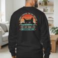 I Didn't Choose The Cat Dad Life The Cat Dad Life Chose Me Men's Sweatshirt Back Print