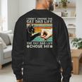 I Didn't Choose The Cat Dad Life Funny Cat Lovers Vintage Men's Sweatshirt Back Print