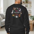 Disney Pet Parent Father’s Day Disney Dogs Best Dog Dad Ever Men's Sweatshirt Back Print
