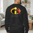 Disney And Pixar's The Incredibles Mr Incredible Dad Family Men's Sweatshirt Back Print